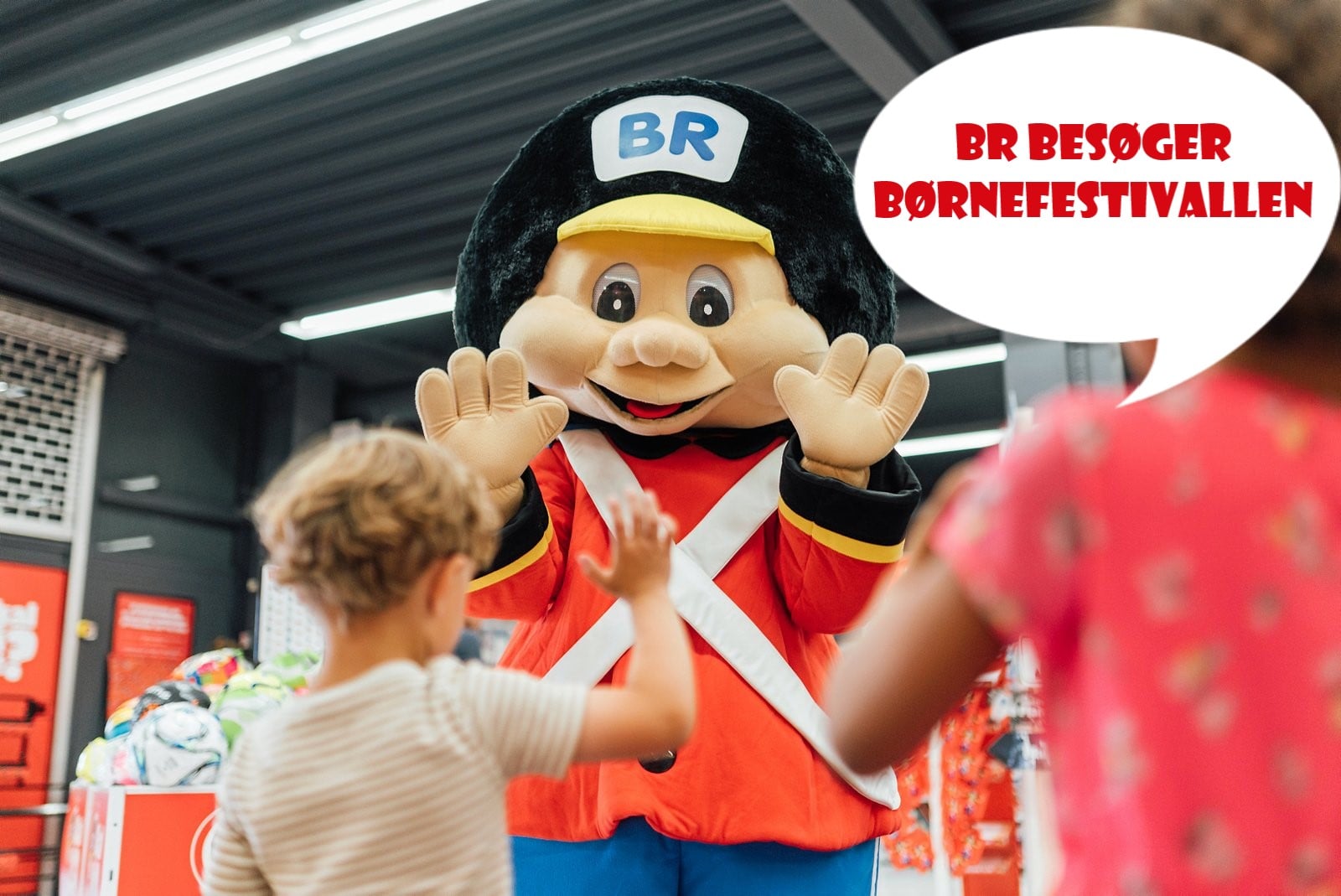 Fætter BR besøger børnefestivalen Fætter BR besøger børnefestivalen